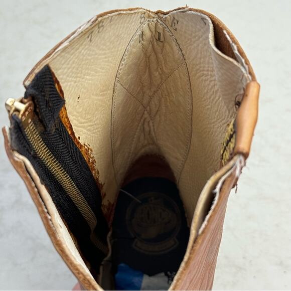 Hondo Tan Leather Men’s Boots Size 8 EE - Picture 9 of 10